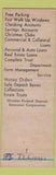 Matchbook Cover - First Trust Savings Bank Kankakee IL WEAR