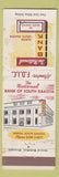 Matchbook Cover - National Bank of Huron SD WORN