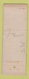 Matchbook Cover - Oyster Bay Jersey City NJ