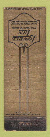 Matchbook Cover - Lowell Inn Stillwater MN WORN