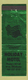 Matchbook Cover - Holiday Motel Alva OK WEAR