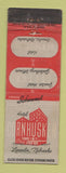 Matchbook Cover - Hotel Cornhusker Lincoln NE