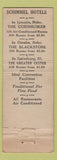 Matchbook Cover - Hotel Cornhusker Lincoln NE