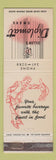 Matchbook Cover - Dillon's Diplomat Omaha NE WEAR