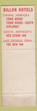 Matchbook Cover - Dillon's Diplomat Omaha NE WEAR