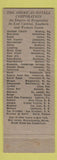 Matchbook Cover - Yorktowne Hotel York PA