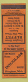 Matchbook Cover - Douglass House Houghton MI WEAR