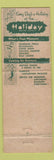 Matchbook Cover - Holiday Motor Hotel Harrisburg PA