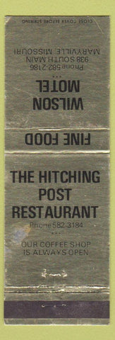 Matchbook Cover - Wilson Motel Maryville MO WEAR