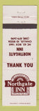 Matchbook Cover - Northgate Inn Challis ID WEAR