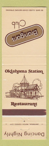 Matchbook Cover - Branigan's Club Restaurant Oklahoma City OK Sheraton