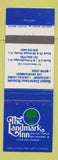 Matchbook Cover - Landmark Inn Motor Lodge Maple Shade Woodbridge NJ