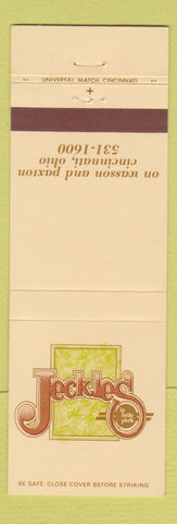 Matchbook Cover - Jeckles Cincinnati OH
