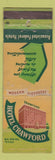 Matchbook Cover - Hotel Crawford Big Spring TX WEAR