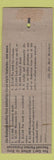 Matchbook Cover - Reliance Life Insurance Alena Burns Flint MI WEAR