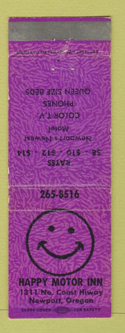 Matchbook Cover - Happy Motor Inn Newport OR WEAR