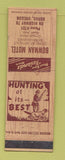 Matchbook Cover - Bowman Motel Burns OR POOR