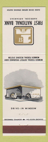 Matchbook Cover - First National Bank Harrison AR