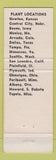 Matchbook Cover - Raundy's Quick Frozen Steaks Newtn KS