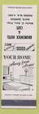 Matchbook Cover - Brunswick Hotel Cafe Hays KS