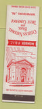 Matchbook Cover - Citizens National Bank Trust Waynesboro PA