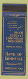 Matchbook Cover - Bank of Commerce Sheridan WY
