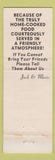 Matchbook Cover - Looney's Restaurant Lapeer MI