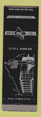 Matchbook Cover - First State Bank Monahans TX