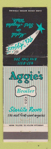 Matchbook Cover - Aggie's Motel Port Angeles WA