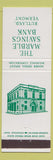 Matchbook Cover - Market Savings Bank Rutland VT