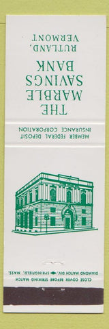 Matchbook Cover - Market Savings Bank Rutland VT