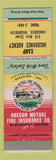 Matchbook Cover - Camp Insurance Agency Vancouver WA