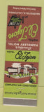 Matchbook Cover - Hotel El Tejon Bakersfield CA