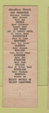 Matchbook Cover - Hotel El Tejon Bakersfield CA