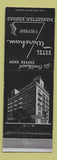 Matchbook Cover - Hotel Wareham Manhattan KS