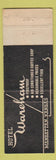 Matchbook Cover - Hotel Wareham Manhattan KS