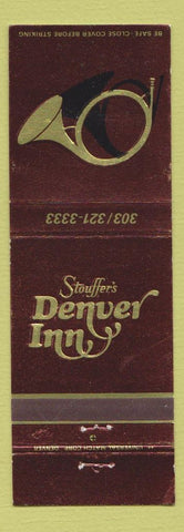 Matchbook Cover - Stouffer's Denver Inn Colorado