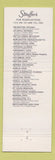 Matchbook Cover - Stouffer's Denver Inn Colorado
