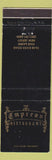 Matchbook Cover - Empress Restaurant Fair Lawn NJ
