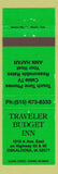 Matchbook Cover - Traveler Budget Inn Oskaloosa IA