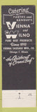 Matchbook Cover - Bottle and Basket Chicago IL Vienna Hot Dogs