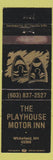 Matchbook Cover - Playhouse Motor Inn Whitefield NH