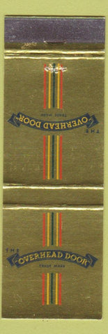Matchbook Cover - Overhead Door Corp Hartford City IN
