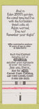 Matchbook Cover - Eden 2000 Camel Cigarettes Dallas TX