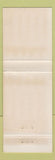 Matchbook Cover - Paul's Monterey Inn Albuquerque NM #2 WHITE/GREEN WEAR