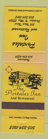 Matchbook Cover - Portales Inn Restaurant NM