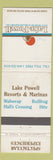 Matchbook Cover - Lake Powell Del Webb WEAR