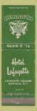 Matchbook Cover - Hotel Lafayette Buffalo NY WORN BACK