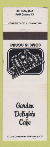 Matchbook Cover - Golden Delight Cafe North Conway NH