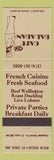 Matchbook Cover - Cafe Balban St Louis MO